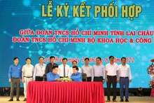 Ký kết Thỏa thuận hợp tác trong hỗ trợ, triển khai phong trào khởi nghiệp đổi mới sáng tạo tại tỉnh giai đoạn 2022-2027 giữa Đoàn Bộ Khoa học và Công nghệ và Tỉnh đoàn Lai Châu.