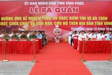 Các đại biểu dự Lễ ra quân.