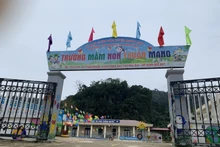 Trường Mầm non Thượng Quan, huyện Ngân Sơn đã cho học sinh nghỉ tránh rét. Ảnh: TRẦN TUYẾN.