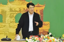 Chủ tịch nước Lương Cường phát biểu chỉ đạo tại Hội nghị Công bố quyết định kiểm tra của Bộ Chính trị năm 2025 đối với Ban Thường vụ Tỉnh ủy Hưng Yên. 