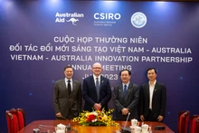 Lãnh đạo CSIRO và MoST tại sự kiện Ngày Đối tác Đổi mới sáng tạo Australia-Việt Nam.