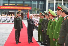 Tổng Bí thư, Chủ tịch nước Nguyễn Phú Trọng dự Hội nghị Công an toàn quốc lần thứ 74.
