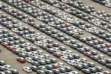 Đây là những chiếc xe điện VF 8 bản tiêu chuẩn dành cho thị trường Mỹ và Canada.