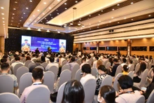 Toàn cảnh Diễn đàn Chuyển đổi số Việt Nam năm 2023.