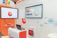 Giải pháp tự động hóa bằng robot RPA, akaBot tại triển lãm Smart Banking 2022.