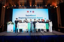 Đội Việt Nam và đội Campuchia cùng xuất sắc dành giải nhất tại cuộc thi Tech4Good, vượt qua 23 đội đến từ 23 quốc gia để tiến vào vòng Chung kết toàn cầu.