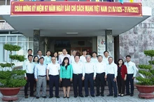 Đồng chí Nguyễn Trọng Nghĩa, Ủy viên Bộ Chính trị, Bí thư Trung ương Đảng, Trưởng Ban Tuyên giáo Trung ương thăm và làm việc với Đài Phát thanh và Truyền hình Tây Ninh.