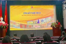 Bà Phạm Thanh Hà, Trưởng Phòng Biên kịch phát biểu 