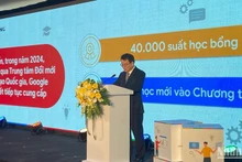 Thứ trưởng Kế hoạch và Đầu tư Trần Quốc Phương phát biểu tại sự kiện.