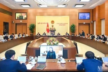 Quang cảnh Phiên họp thứ 28 của Ủy ban Thường vụ Quốc hội. (Ảnh: DUY LINH)