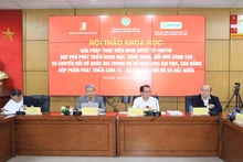  Hội thảo là diễn đàn chia sẻ kinh nghiệm và đề xuất giải pháp thực hiện Nghị quyết 57-NQ/TW.