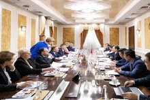 Toàn cảnh buổi làm việc giữa Đoàn công tác Bộ Khoa học và Công nghệ Việt Nam và Tập đoàn ROSATOM.