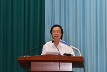 Lãnh đạo Tỉnh ủy Tiền Giang chủ trì hội nghị.