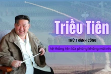 [Video] Triều Tiên thử thành công hệ thống tên lửa phòng không mới nhất