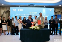 Ký kết thỏa thuận hợp tác phát triển hệ sinh thái khởi nghiệp đổi mới sáng tạo vùng đồng bằng sông Hồng.