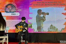Phần giới thiệu về tác giả tham gia triển lãm - Nhiếp ảnh gia Trương Ngọc Thụy.