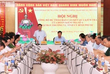 Phó Thủ tướng Lê Thành Long phát biểu chỉ đạo tại buổi làm việc.
