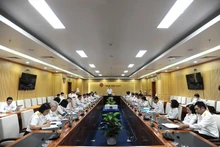 Quang cảnh hội nghị giao ban của Tổng cục Thuế. (Ảnh: Thùy Linh)