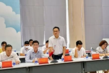 Phó Giám đốc Sở Y tế tỉnh Bình Dương Huỳnh Minh Chín thông tin về tình hình phòng, chống dịch bệnh truyền nhiễm vào chiều 1/11.