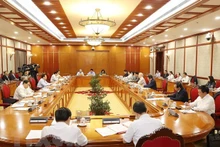 Toàn cảnh một cuộc họp của Ban Bí thư Trung ương Đảng.