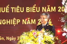Tổng cục trưởng Tổng cục Thuế Mai Xuân Thành phát biểu tại Hội Nghị.