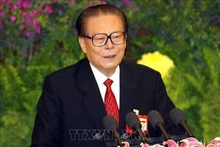 Nguyên Tổng Bí thư, Chủ tịch Trung Quốc Giang Trạch Dân. (Ảnh: AFP/TTXVN)