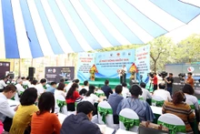 Thứ trưởng Tài nguyên và Môi trường phát biểu tại lễ phát động.