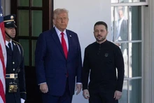 Tổng thống Mỹ Donald Trump và Tổng thống Ukraine Volodymyr Zelensky tại Nhà trắng, Washington, D.C., ngày 28/2/2025. (Ảnh: Tân Hoa Xã)
