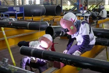 Trung tâm Đào tạo Doosan Vina đào tạo 4 ngành nghề chính gồm hàn SMAW, FCAW, GTAW và gia công lắp dựng kết cấu thép. 