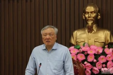 Phó Thủ tướng Thường trực Chính phủ Nguyễn Hòa Bình phát biểu kết luận tại buổi làm việc.