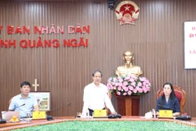 Bộ trưởng Giáo dục và Đào tạo Nguyễn Kim Sơn phát biểu tại buổi làm việc.