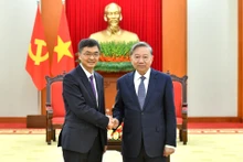Tổng Bí thư Tô Lâm tiếp Bí thư Khu ủy Quảng Tây (Trung Quốc) Trần Cương.