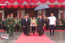 Truy điệu và an táng liệt sĩ bảo vệ biên cương phía Bắc
