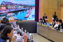 Thứ trưởng Kế hoạch và Đầu tư Trần Quốc Phương phát biểu tại lễ Công bố báo cáo.
