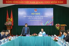 Đồng chí Bùi Quang Huy phát biểu ý kiến tại Hội nghị.