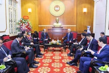 Toàn cảnh buổi tiếp.