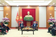 Tổng Bí thư Tô Lâm tiếp ông Nicolas Berggruen, Nhà sáng lập, Chủ tịch Công ty đầu tư Berggruen Holdings và Viện Berggruen. (Ảnh: Thống Nhất/TTXVN)