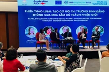 Đại diện các tổ chức, doanh nghiệp chia sẻ thông tin tại phiên thảo luận.