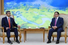 Thủ tướng Phạm Minh Chính tiếp Bộ trưởng Ngoại giao Các Tiểu Vương quốc Arab Thống nhất (UAE) Sheikh Abdullah bin Zayed Al Nahyan.