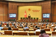 Quang cảnh một phiên thảo luận ở hội trường tại Kỳ họp thứ 6, Quốc hội khóa XV. (Ảnh minh họa: Duy Linh)