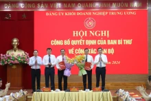 Đảng ủy Khối Doanh nghiệp Trung ương tổ chức Hội nghị Ban Chấp hành Đảng bộ Khối, công bố Quyết định của Ban Bí thư về công tác cán bộ.