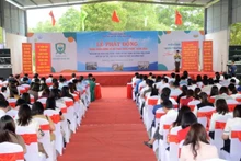 Toàn cảnh buổi lễ phát động Tháng hành động vì an toàn thực phẩm năm 2025. (Ảnh: THÀNH CHUNG)