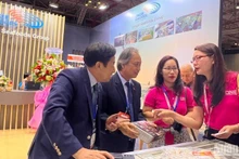 Gian hàng triển lãm của Công ty TNHH Thuỷ sản Lenger Việt Nam