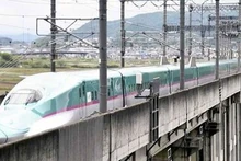 Một chuyến tàu cao tốc của Nhật Bản. (Nguồn: Japan News)
