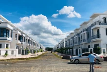 Một góc Dự án khu dân cư Tân Thịnh.