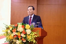 Đồng chí Trần Lưu Quang phát biểu tại hội nghị.