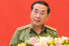 Thượng tướng, PGS, TS. Trần Quốc Tỏ, Ủy viên Trung ương Đảng, Phó Bí thư Đảng ủy Công an Trung ương, Thứ trưởng Công an. (Ảnh: Thành Đạt)