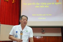 Tiến sĩ, bác sĩ Dương Đức Hùng – Chủ tịch Hội đồng khoa học, Giám đốc Bệnh viện chia sẻ về ca ghép gan. 