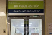 Ảnh trên trang facebook của chồng sản phụ Q.A.