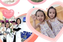 Những em bé lớn lên khỏe mạnh dù sinh non. 